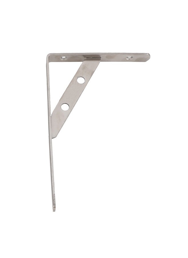 Stainless Steel Bracket -15x11cm- Heavy Duty, Wall-Mounted Shelf Support for DIY, Kitchen, Garage Office Storage - Space-Saving, Rust-Resistant Bracket for Small Spaces and Industrial Shelving