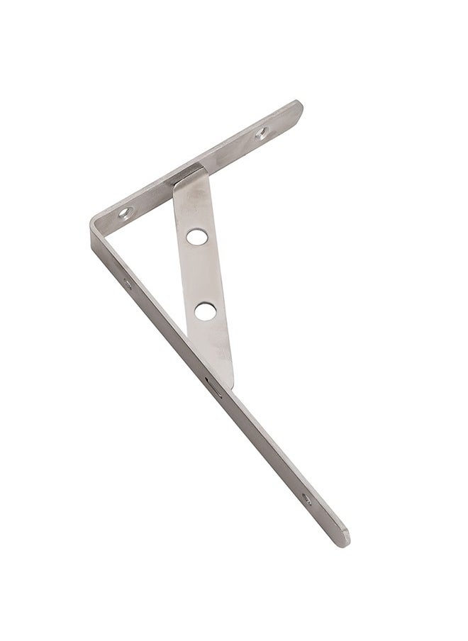 Stainless Steel Bracket -15x11cm- Heavy Duty, Wall-Mounted Shelf Support for DIY, Kitchen, Garage Office Storage - Space-Saving, Rust-Resistant Bracket for Small Spaces and Industrial Shelving