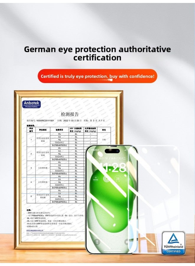 [Germany Imported Eye Protection] Applicable To Apple 15/13 Tempered Film IPhone15promax Phone 16 Film 14p-Colour:[privacy And Eye Protection] Imported From Germany★Drop-resistant And Unbreakable Screen◆Special Offer 3 Pieces-Size:iPhone 13 Pro Max