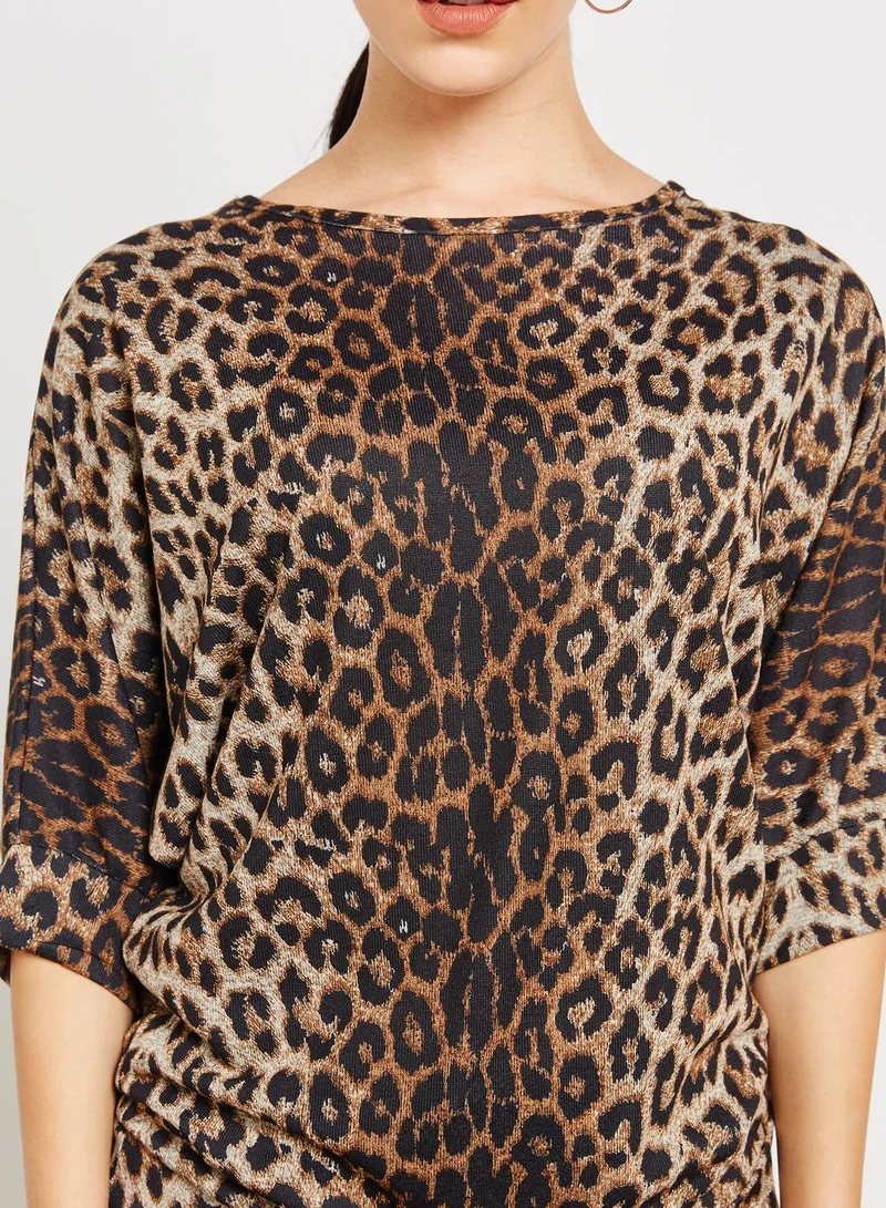 QUIZ Leopard Print Top