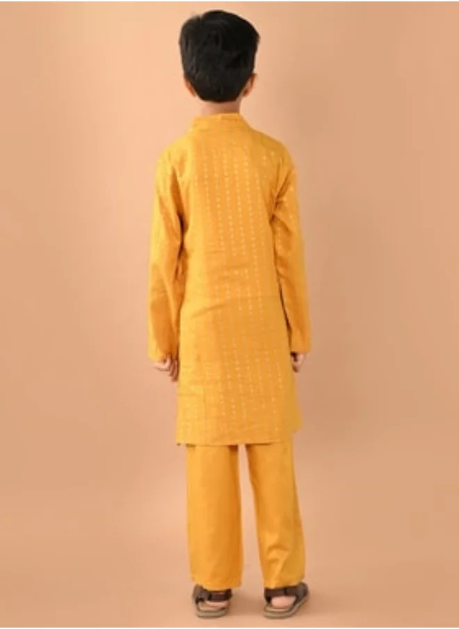 LILPICKS Printed Kurta Pajama Set