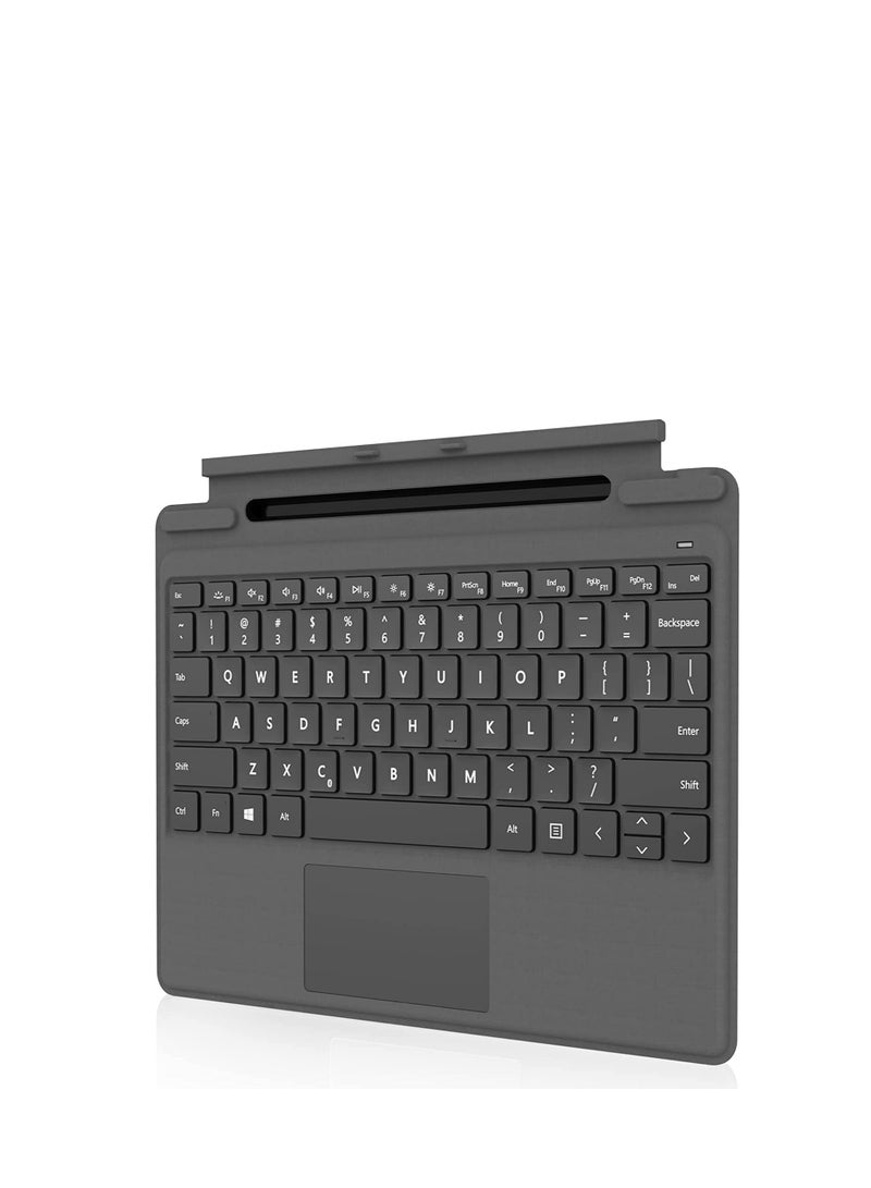 لوحة مفاتيح لجهاز Surface Pro 9/8/X مع فتحة قلم - أسود - Image 1