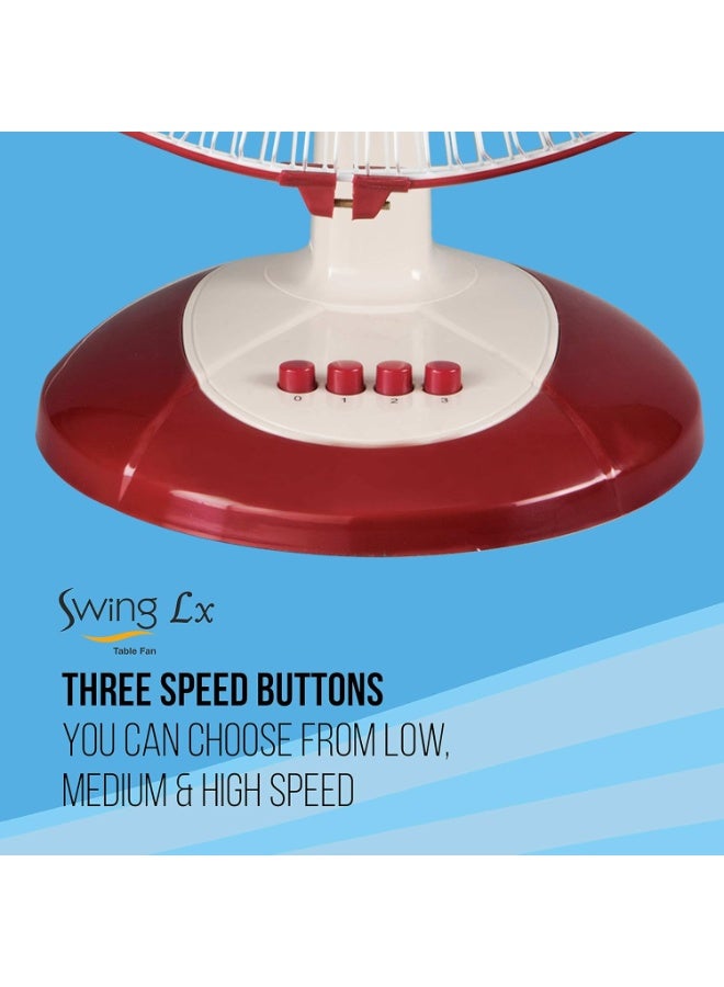 هافلز Havells Swing Lx 400mm Table Fan (Cherry) - Image 2