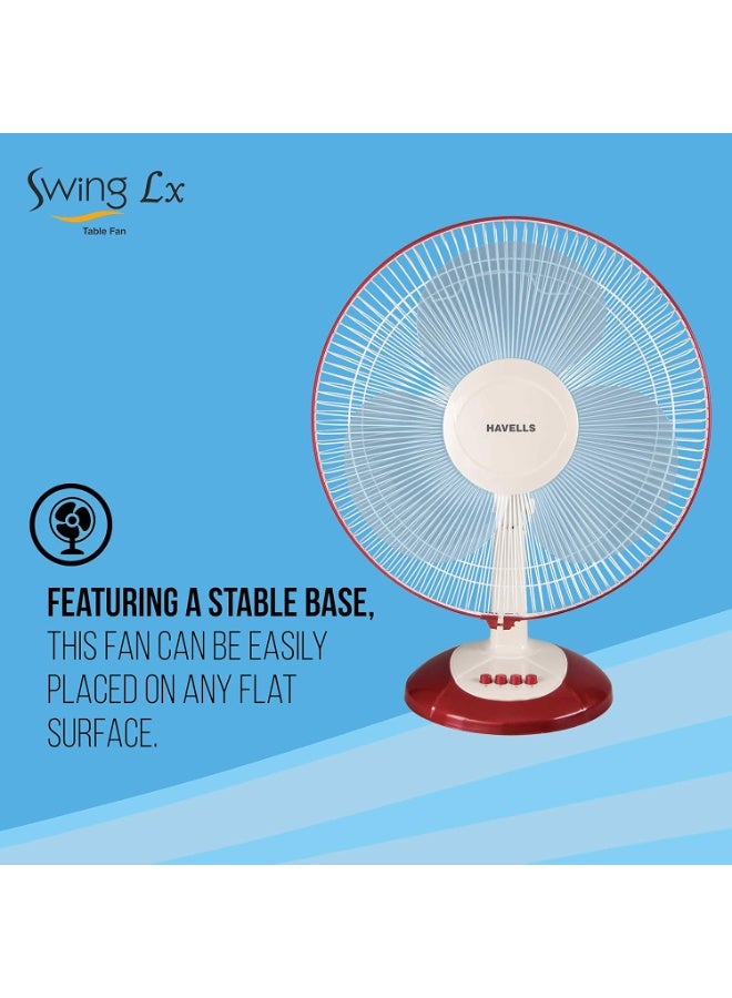 هافلز Havells Swing Lx 400mm Table Fan (Cherry) - Image 5