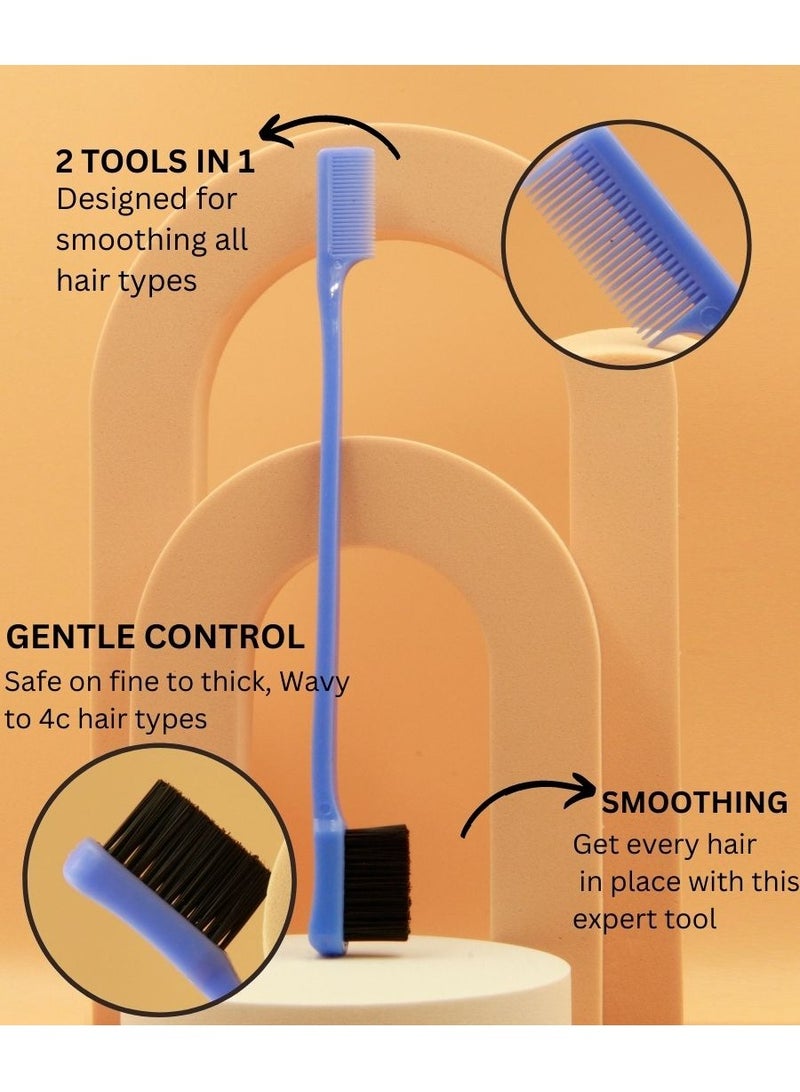 فرشاة حواجب مشط فرشاة ذات وجهين مجموعة من 4 فرشاة - Image 3