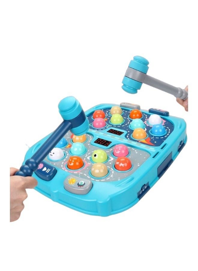 Rolly Toys - Great Galaxy Space War Interactive Educational, Early Development Whack A Mole Game With 2 Hammers Toy For Kids - Image 1