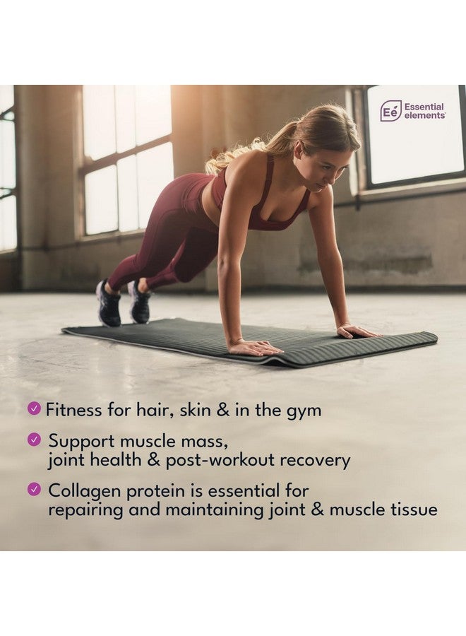 إسينشال إيليمينتس مسحوق ببتيدات الكولاجين المُحللة من العناصر الأساسية - مكمل غذائي لدعم المفاصل والبشرة والشعر والأظافر من النوع الأول والثالث، غير مُعدّل وراثيًا، خالٍ من الهرمونات، مُغذّى على العشب، 41 حصة - Image 5