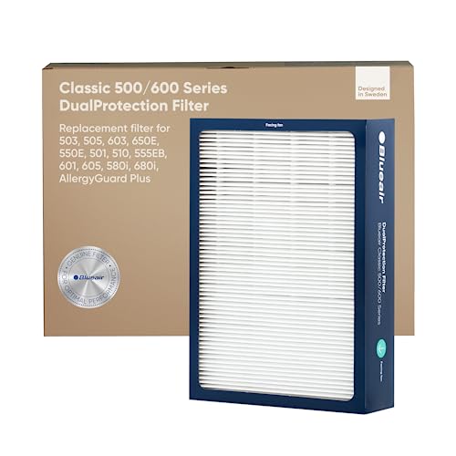 BLUEAIR Classic 500/600 Series Genuine Dual Protection Replacement Filter; fits Classic 580i, 680i, 501, 503, 505, 510, 550E, 555EB, 601, 605 - Image 1