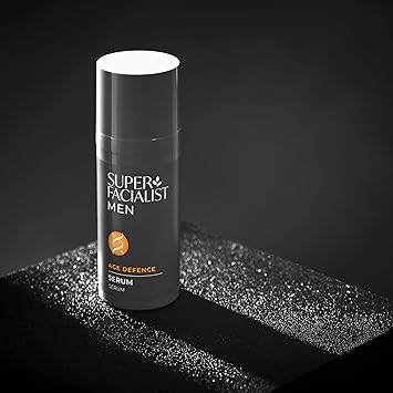 Super Facialist for Men AntiAging Serum Mens Skin Care Retinol Niacinamide Firmer Hydrated and Smoother skin Vegan Friendly 30ml - Image 3