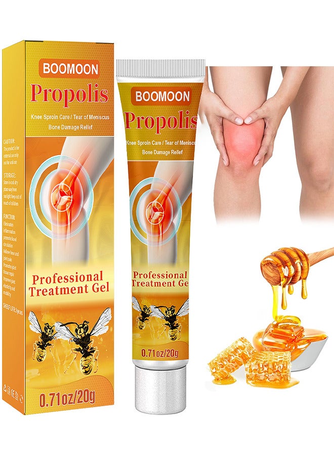 BOOMOON Propolis Venom Professional Treatment Gel Bee Venom Gel, Bee Venom Cream, Meniscus Pain Relief Ointment, Bee Venom Ointment For Relieve Sore Joints, Muscles And Joints, Knees And Feet 20G - Image 1