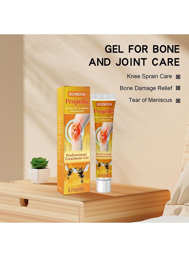 BOOMOON Propolis Venom Professional Treatment Gel Bee Venom Gel, Bee Venom Cream, Meniscus Pain Relief Ointment, Bee Venom Ointment For Relieve Sore Joints, Muscles And Joints, Knees And Feet 20G - Image 4