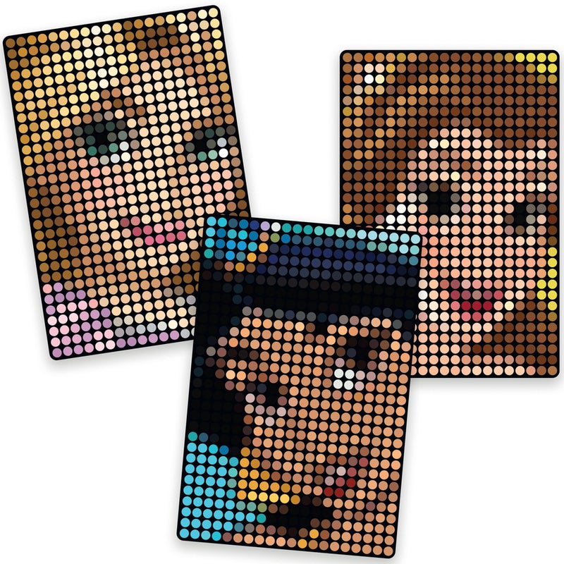 Make It Real Disney Princess Dot Art Set - Jasmine, Belle, Rapunzel | Interactive Craft Kit with Stamper & 1800 Dots for Ages 6+ | Creative Art for Kids - Image 4