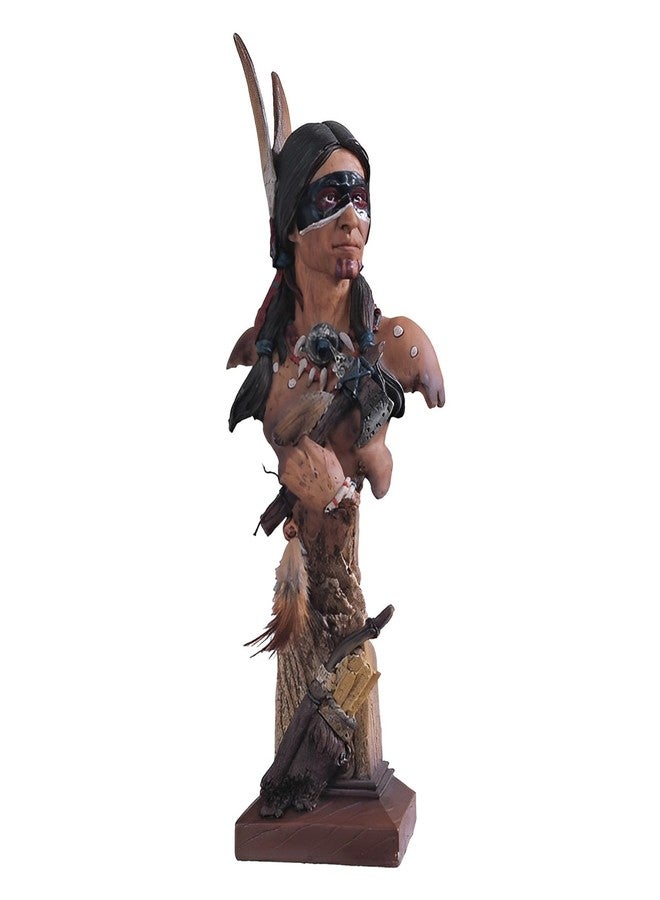 ICE Armor 14" H Indian Warrior Bust with Axe Statue Native American Decoration Figurine Office Desk/Home/Living Room/Table Decor, Perfect House Warming Gifts for New Home - Image 1