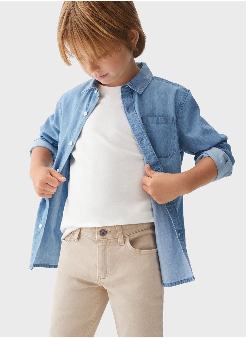 MANGO - Youth Essential Trousers - Image 1