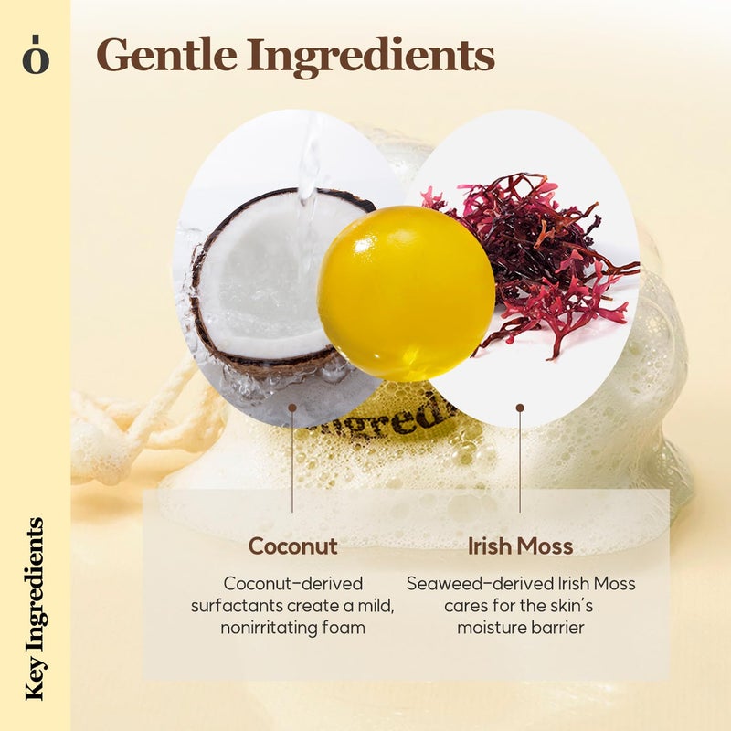 Ongredients Centella Asiatica Cleansing Ball Face Soap Bar Jelly Ball Cleanser 38 Ounce - Image 3