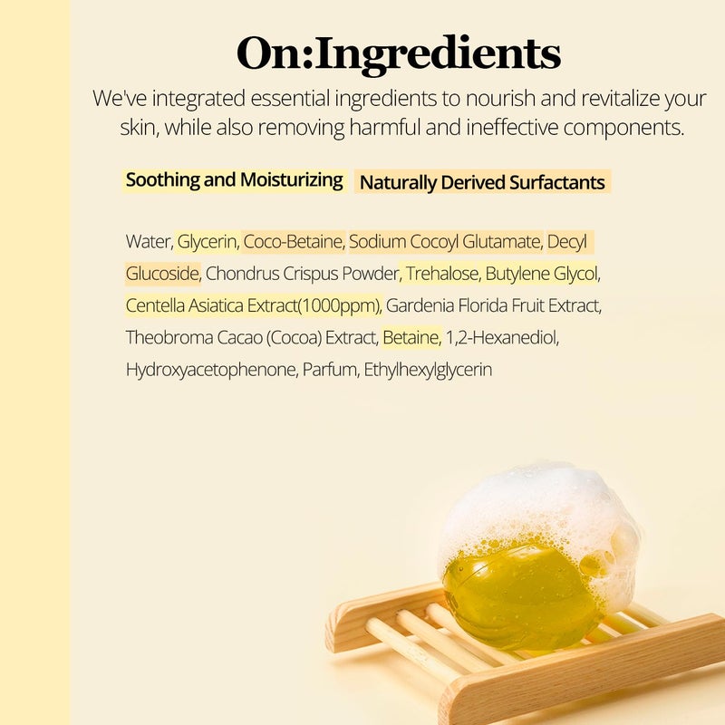Ongredients Centella Asiatica Cleansing Ball Face Soap Bar Jelly Ball Cleanser 38 Ounce - Image 5