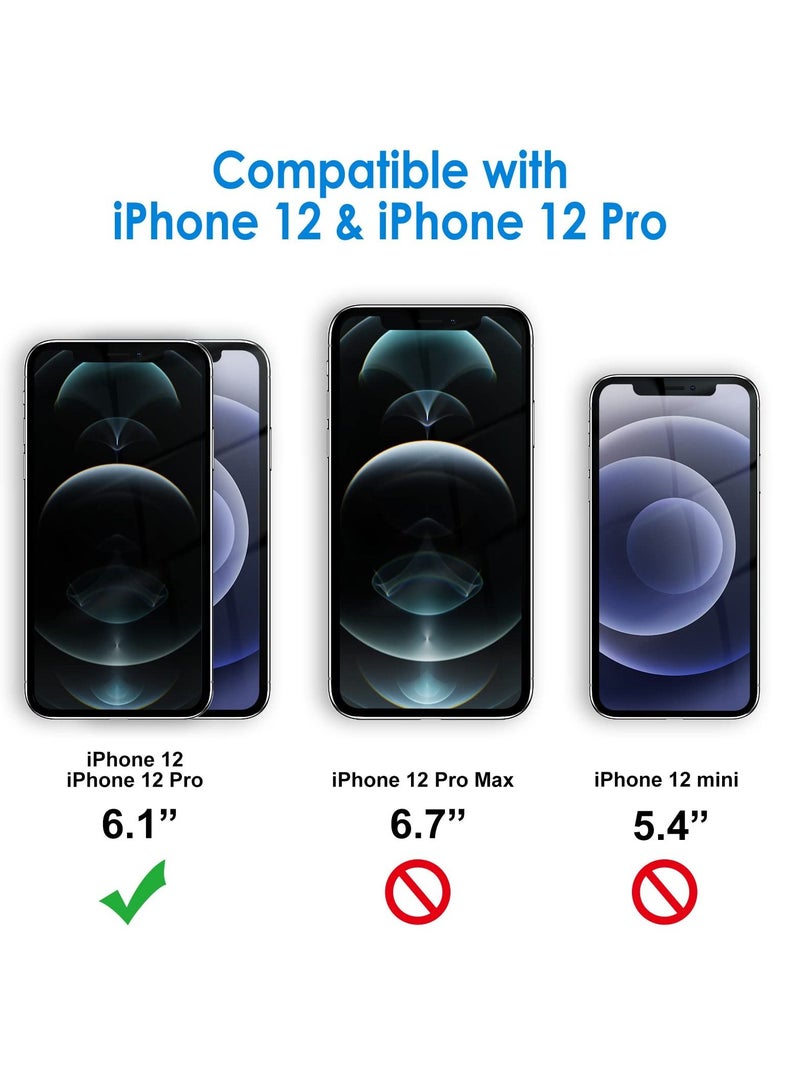 iPhone 12 Pro Case and iPhone 12 Pro Cover Soft TPU Rubber Anti Fingerprint Scratch Resistance Crystal Clear - Image 2