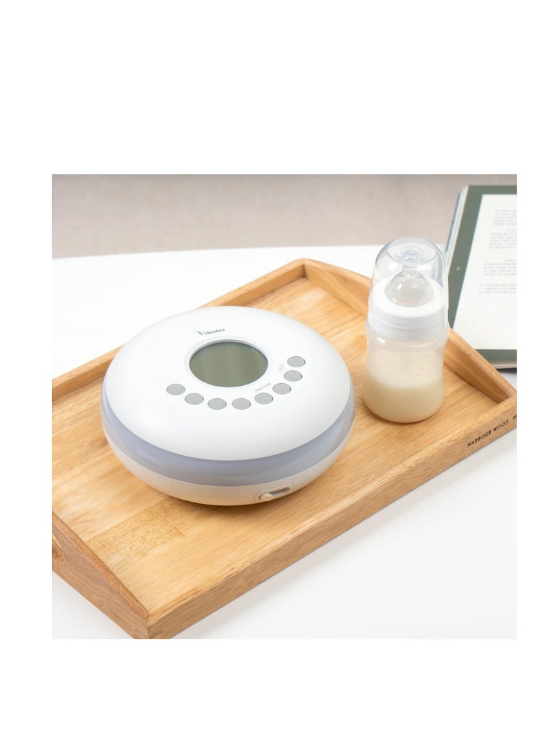 Bistos Double Electric Breast Pump Hands Free Breast Milk Pump Wearable Pumps for Breastfeeding 16 Pressure Levels and 6 Cycles Strong Suction 2 Size Flanges - Image 3