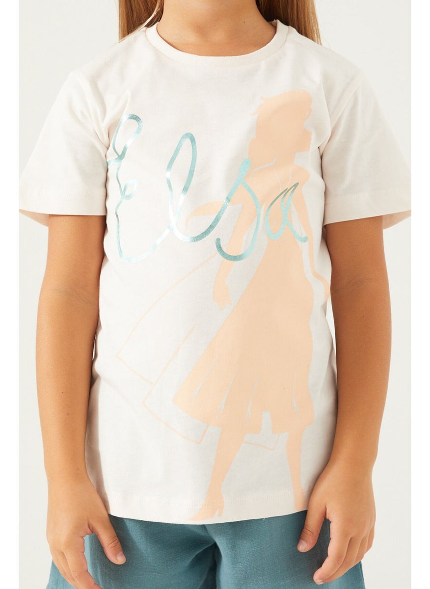 Disney FROZEN Elsa White Girls' Shorts Set  - Image 2