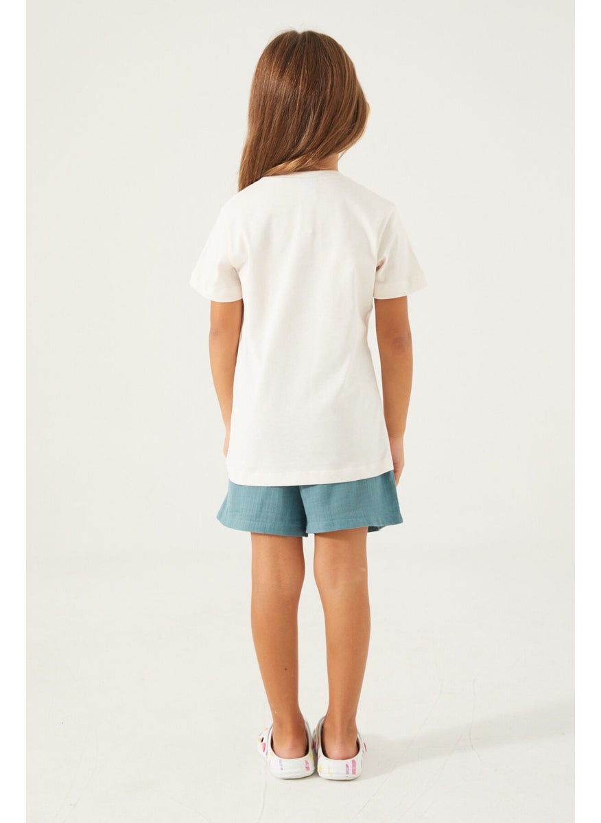 Disney FROZEN Elsa White Girls' Shorts Set  - Image 3