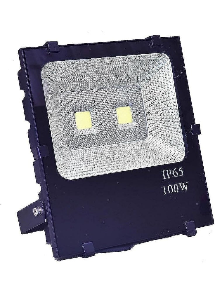 LED spotlight - 100W outdoor lighting, yellow outdoor light
