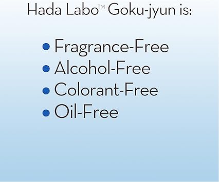Hada Labo Rohto Hadarabo Gokujyun Hyaluronic Moisture Lotion 57 fl oz170ml - Image 4