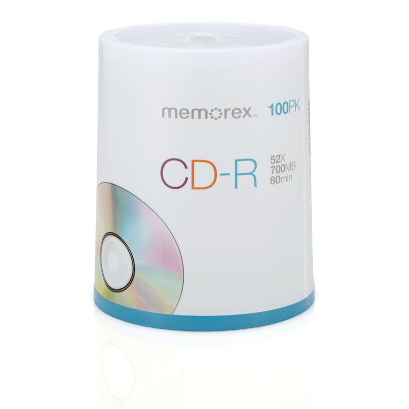Memorex 700MB/80-Minute 52x CD-R Media 100-Pack Spindle - Image 4