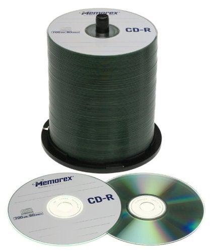 Memorex 700MB/80-Minute 52x CD-R Media 100-Pack Spindle - Image 2