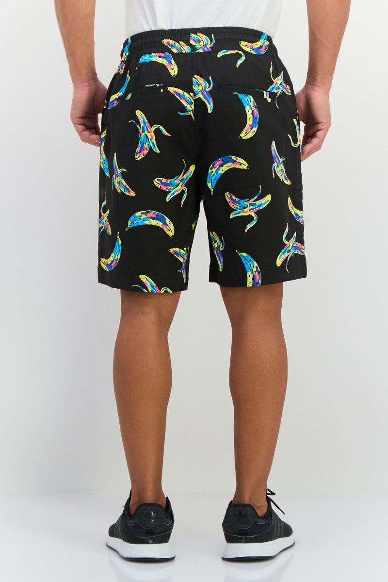 Sovereign Code Men Allover Printed Basic Shorts, Brown - Image 3