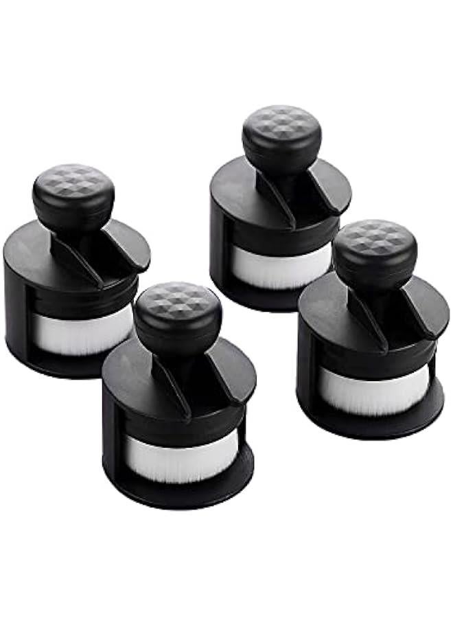 Generic 4Pack Flat top Craft Ink Blending Brushes Blender, Ink Blending Tool, Blending Brush for Paper Crafter,with stand（Small Model,Brush Head Diameter 1.5 inches） - Image 1