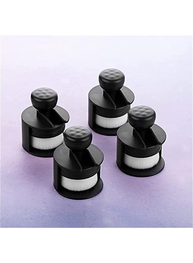 Generic 4Pack Flat top Craft Ink Blending Brushes Blender, Ink Blending Tool, Blending Brush for Paper Crafter,with stand（Small Model,Brush Head Diameter 1.5 inches） - Image 4
