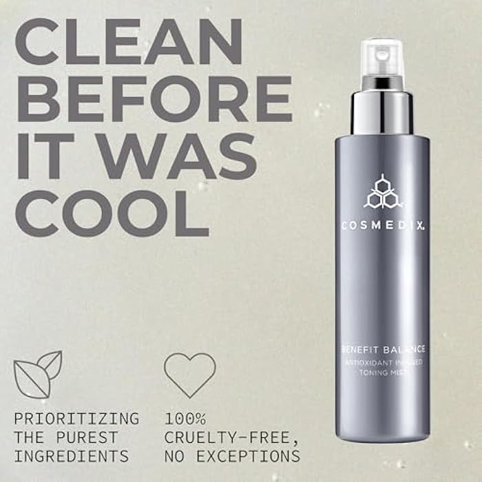 COSMEDIX Benefit Balance Toner – Ultra-Nourishing & Hydrating Facial Mist for Fine Lines, Wrinkles & Dull Skin – Deep Cleansing Facial Care for Moisturized, Radiant Glow – 150 ml / 5 fl oz - Image 5