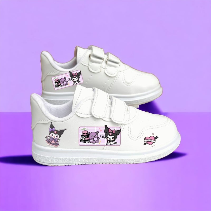Amazoon Desing Amazon Design Purple New Sweet Kurominikli Printed Girls Sneaker Sports Shoes  - Image 2