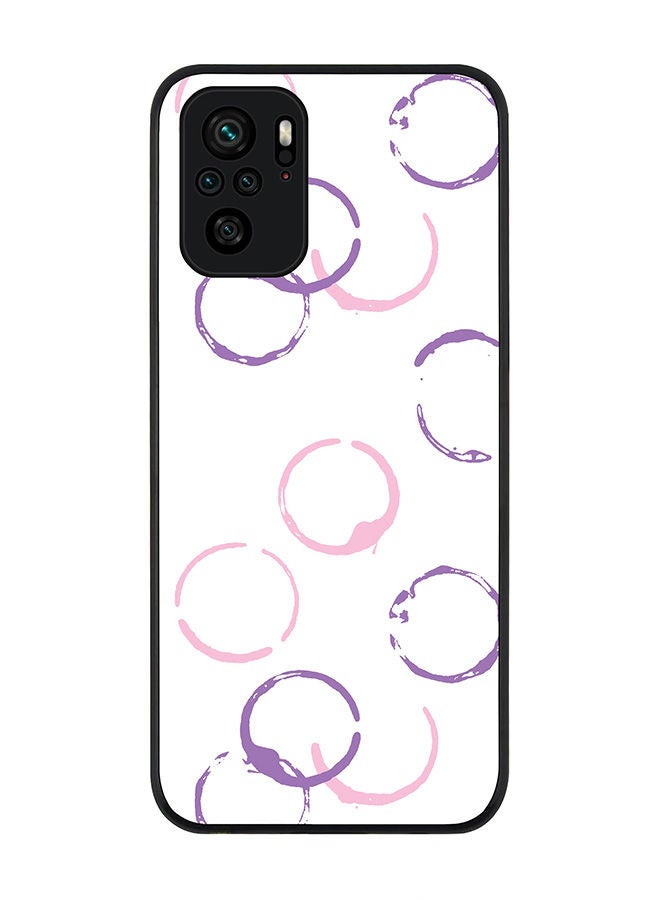 Stylizedd Rugged Black edge case for Redmi Note 10S/Redmi Note 10 4G Slim fit Soft Case Flexible Rubber Edges Anti Drop TPU Gel Thin Cover - Pretty Stains - Image 1