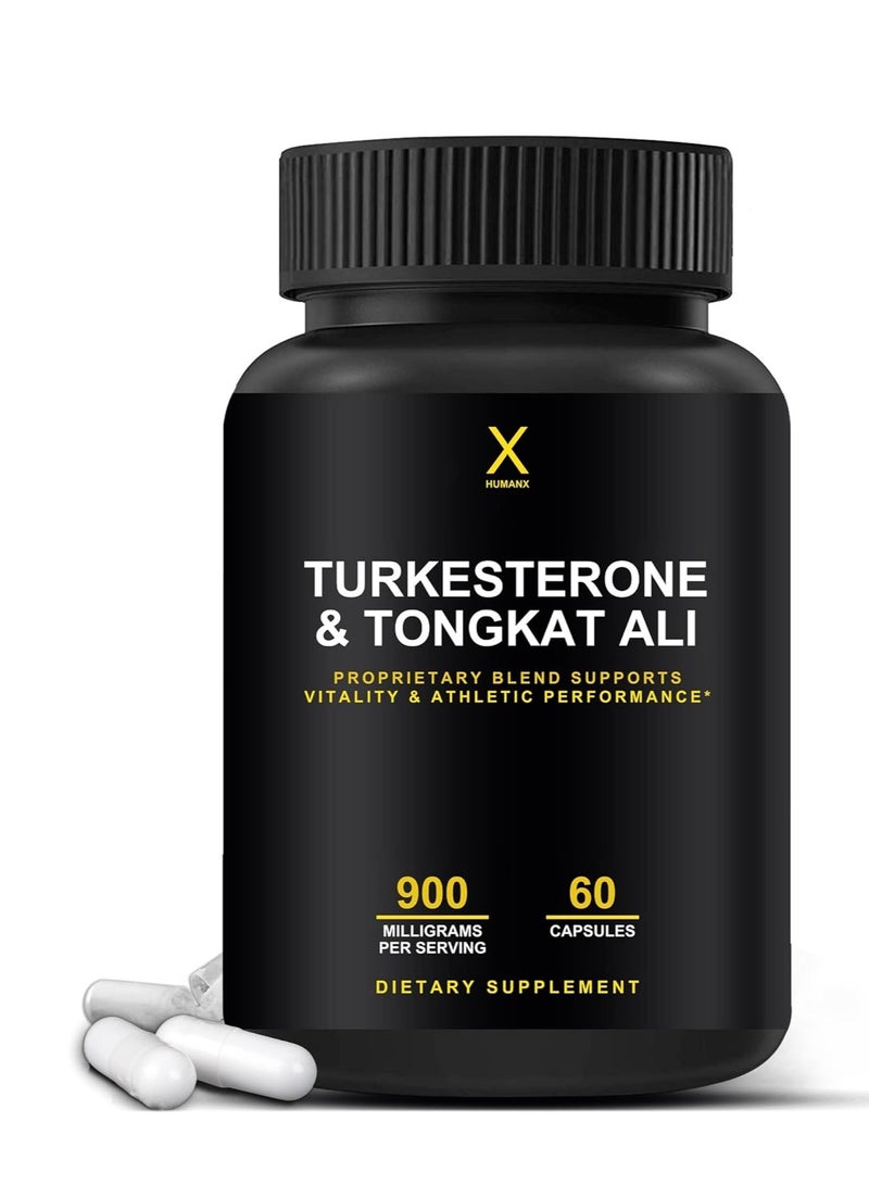 Humanx Turkesterone & Tongkat Ali 900Mg 60 Caps - Image 1