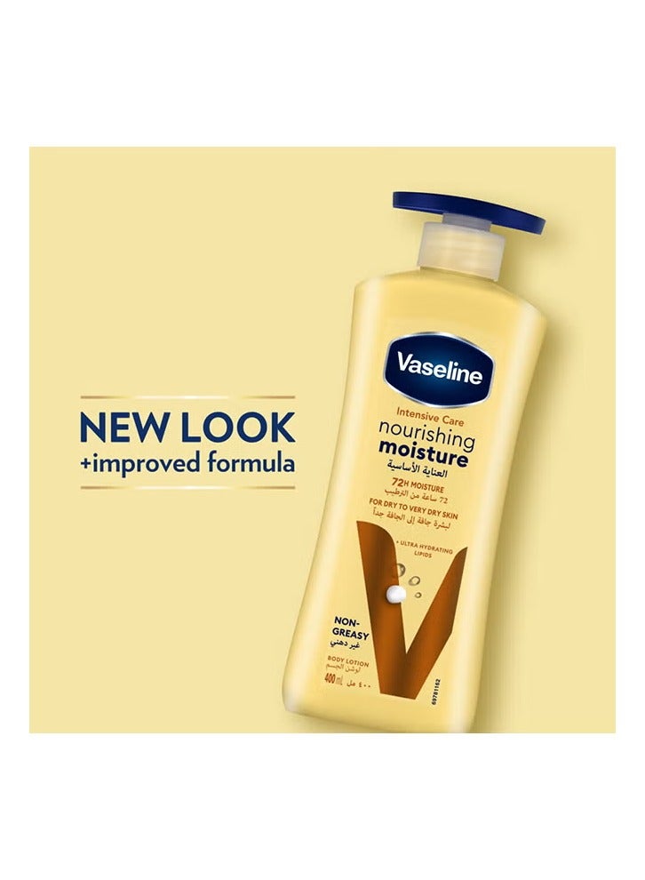 Vaseline Intensive Care Body Lotion, Dry to Very Dry Skin, Nourishing Moisture, 725ml x 2 - Image 2