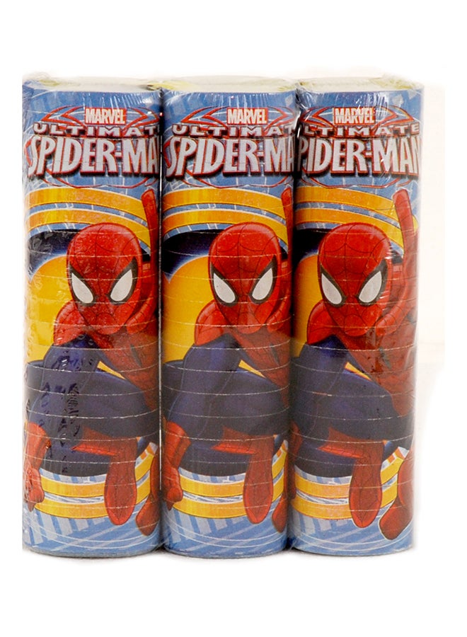 Ciao Marvel Ultimate Spider-Man Serpentine Streamers – Pack of 3 Colorful Paper Rolls for Kids Birthday, Superhero Theme, and Party Decorations - Image 1