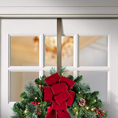 Haute Decor Adjustable Length Wreath Hanger - 20 Lb. Capacity - Image 4
