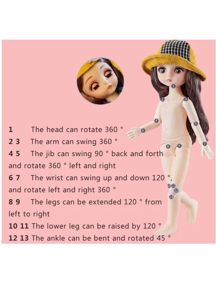 Y&D Clothes Changing Girl's Toy Doll Fashion Models Beauty Princess Baby Lovely Dolls Perfect Birthday Gifts - Image 3