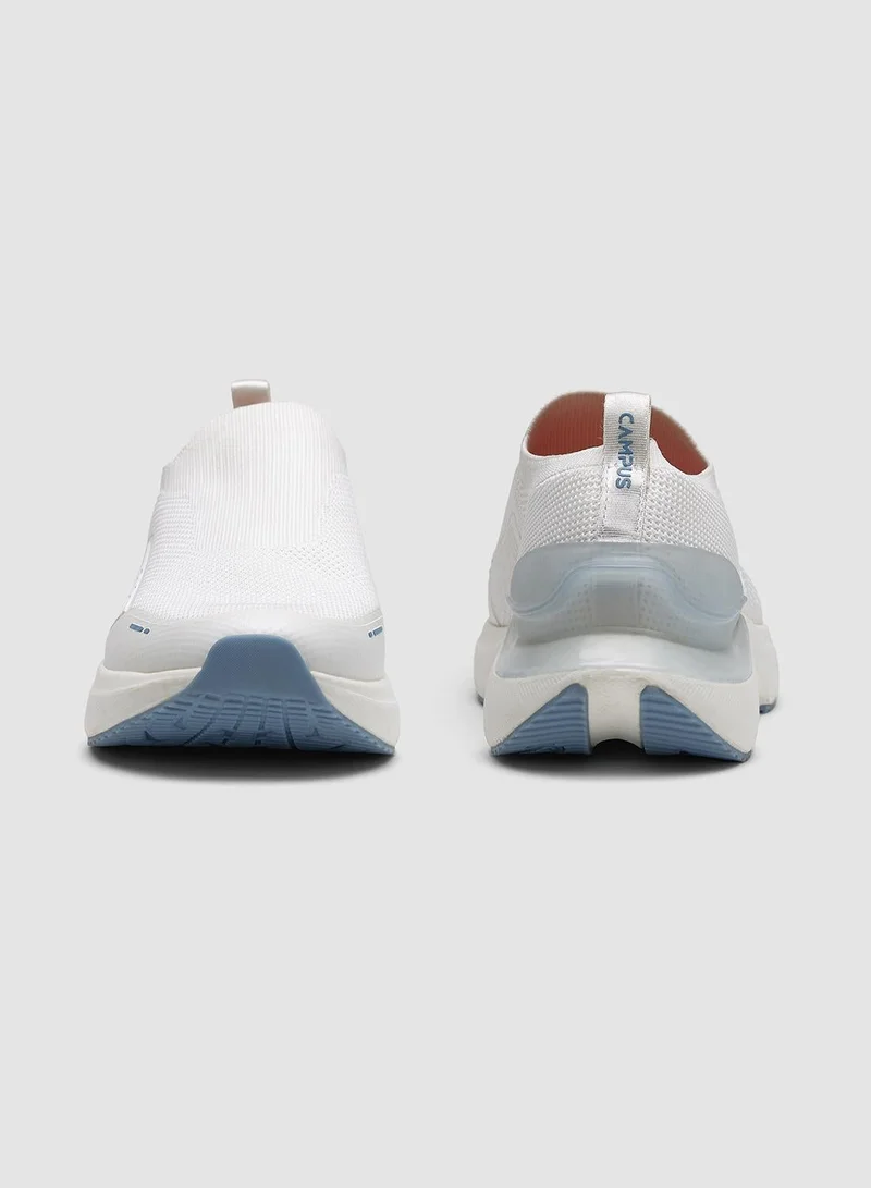 CAMPUS Men's White Slip On Walking Shoes - Lightweight Shoes, Minimalist Designed for Style