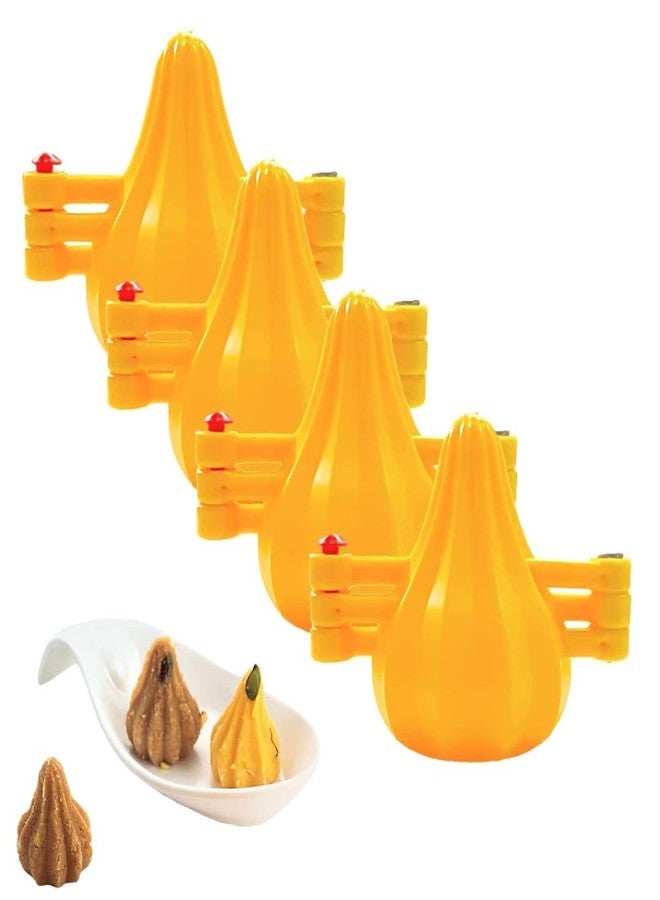 Tosaa Big Modak Prasad Maker Mould for Ganpati Pack of 4 - Image 1