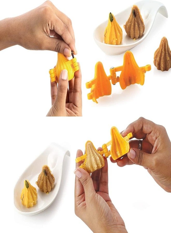 Tosaa Big Modak Prasad Maker Mould for Ganpati Pack of 4 - Image 4