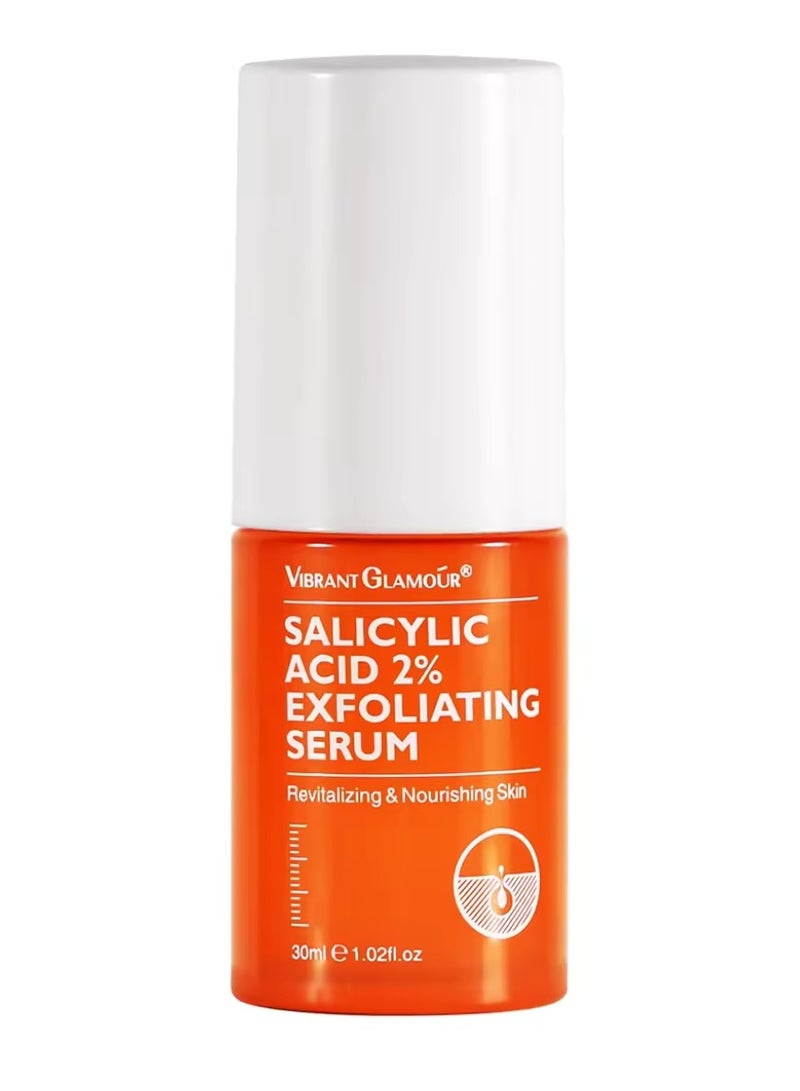 Vibrant Glamour Salicylic Acid Exfoliating Serum for Face Reduce Redness and Blemishes Soothing and Calming Moisturizing and Hydrating Revitalizing and Nourishing Skin Exfoliant Serum 30ml  - Image 1