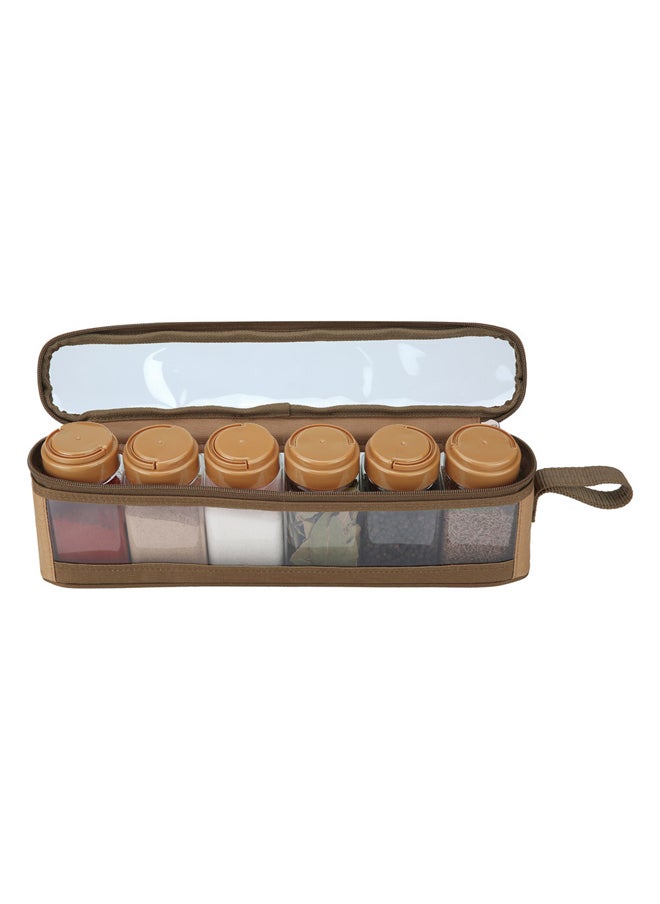 AL SANIDI spices set bag, Completed spices cans, Kaki  - Image 2
