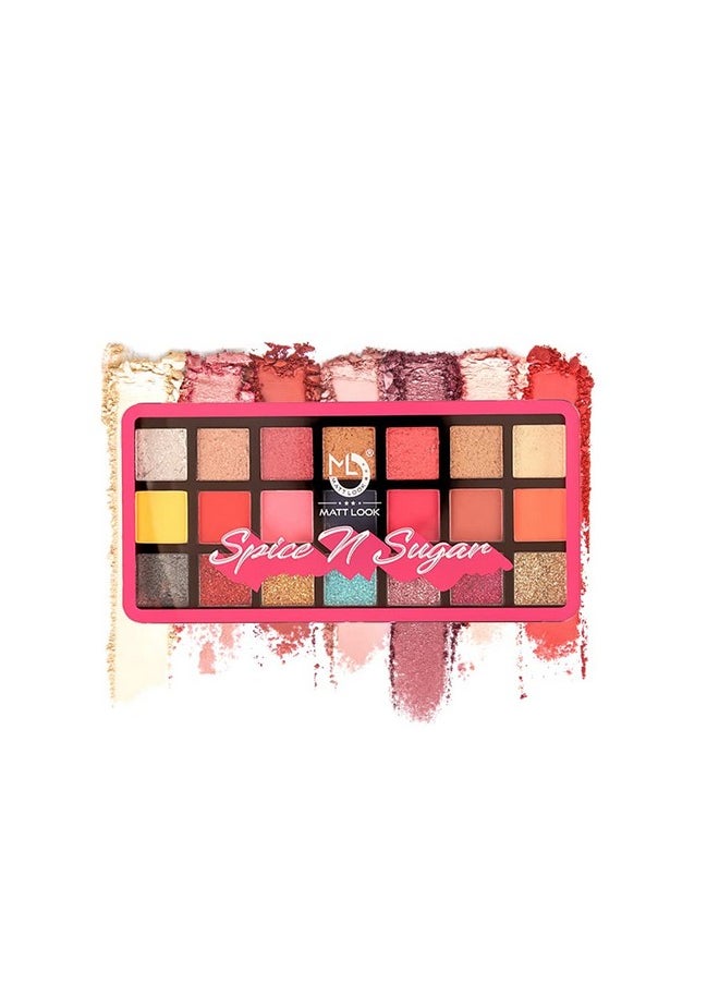 matt look Mattlook Spice N Sugar Ultra Professional Eyeshadow Palette Multicolour 21Gm  - Image 1