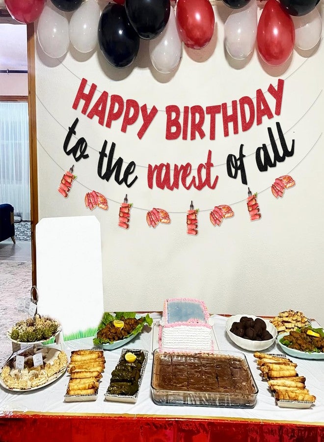 Cheereveal Red Beefsteak Birthday Party Decorations, Meat Barbecue Birthday Banner and Garlands, BBQ Picnic Camping Theme Bday Baby Shower Party Supplies Favors - Image 2