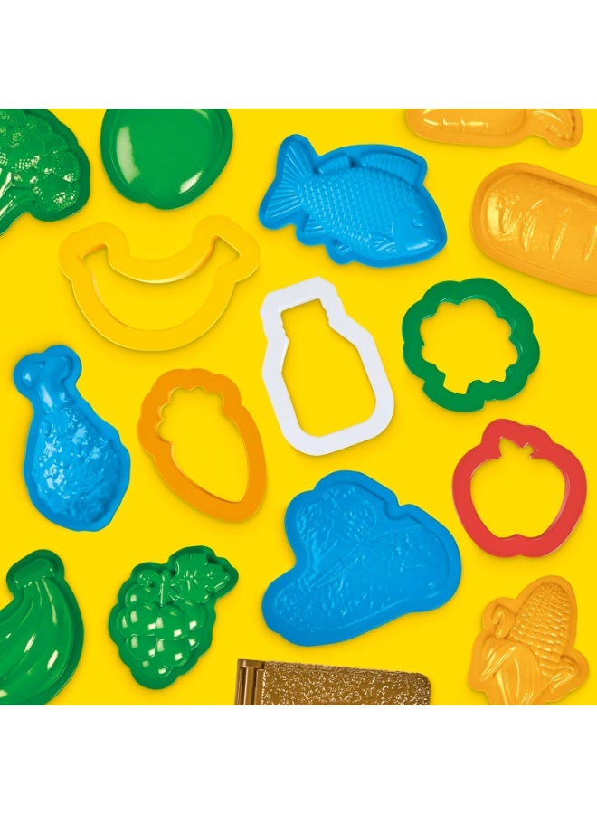 Play-Doh Cash Register Toy, 23 Play Food Accessories, Kids Arts & Crafts Ages 3+ - Image 4