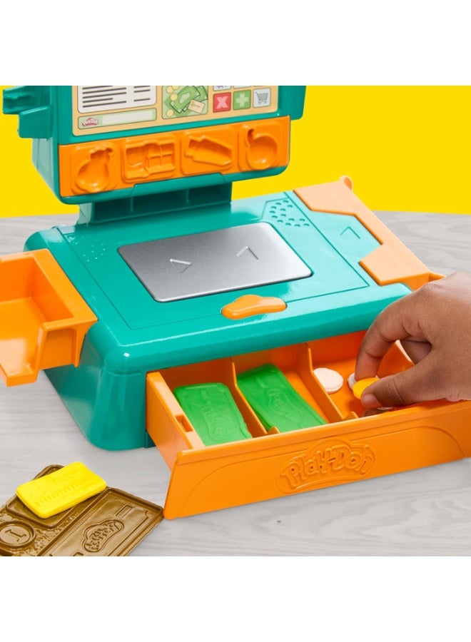Play-Doh Cash Register Toy, 23 Play Food Accessories, Kids Arts & Crafts Ages 3+ - Image 3