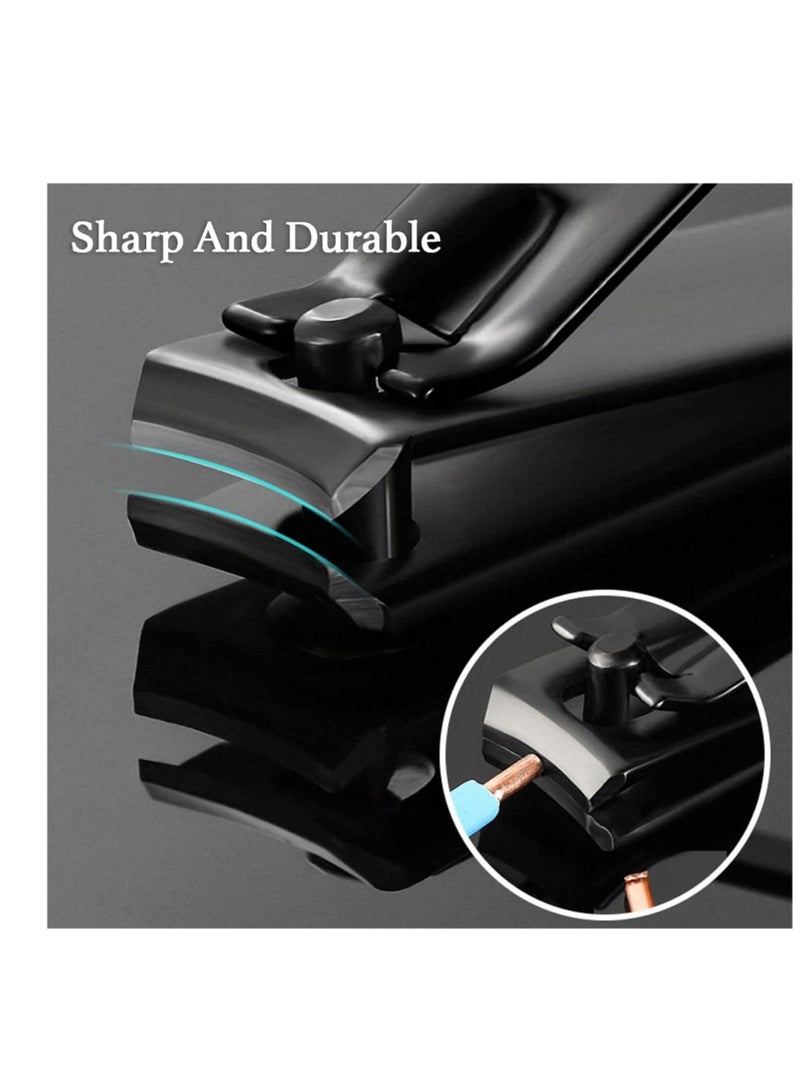 SOLARAE Nail Clippers Set ÔºåManicure Set with PU Leather Case, Pedicure Kit, Nail Clippers Scissors, Personal Care Tool, 16in1 Grooming Kit Gifts for Men Women - Image 4