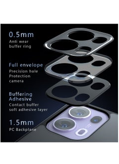 Generic [1+1 Sets] For Oppo Reno13 Pro 5G Case Cover & Screen Protector Frosted Translucent Back Protective Slim Phone Cover, Anti-Fingerprints, Anti-Fall Drop Protection，Tempered Flims  - Image 5